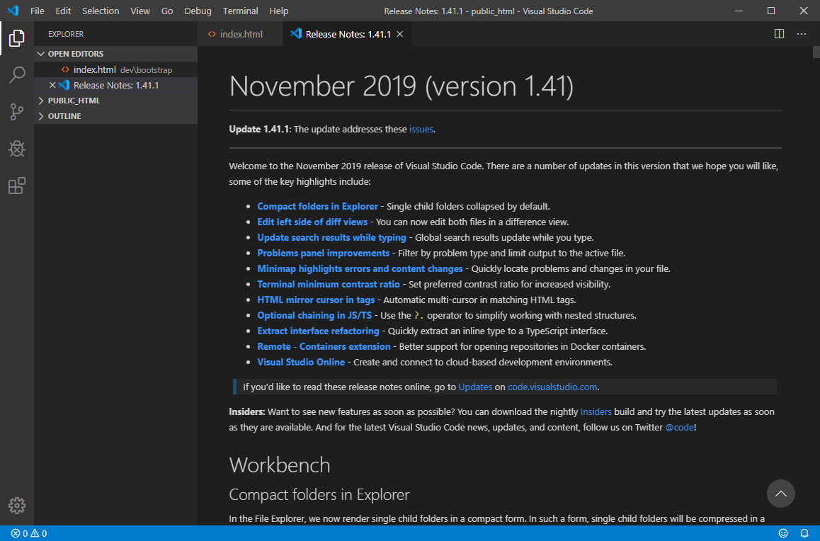 Visual Studio Codeの起動
