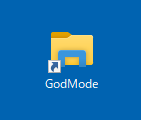 GodMode（神モード）作成したショートカットファイル